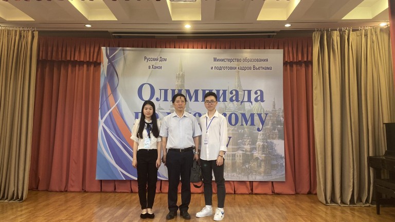 Sinh viên Đại học UTM tham gia cuộc thi Olympic tiếng Nga năm 2021